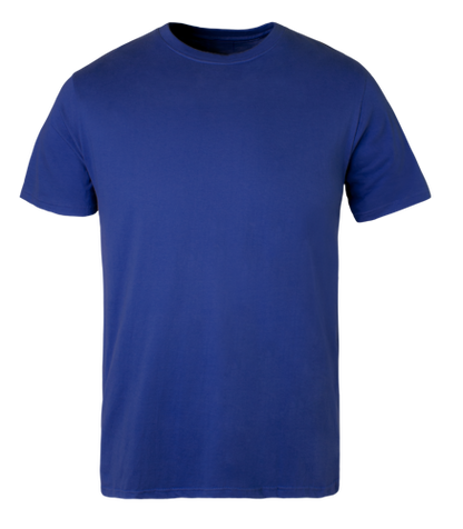 Plain Blue kids t shirt on transparent background