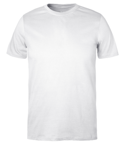Plain White kids t shirt on transparent background