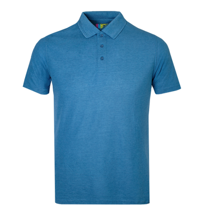 Air Force blue polo shirt on a transparent background