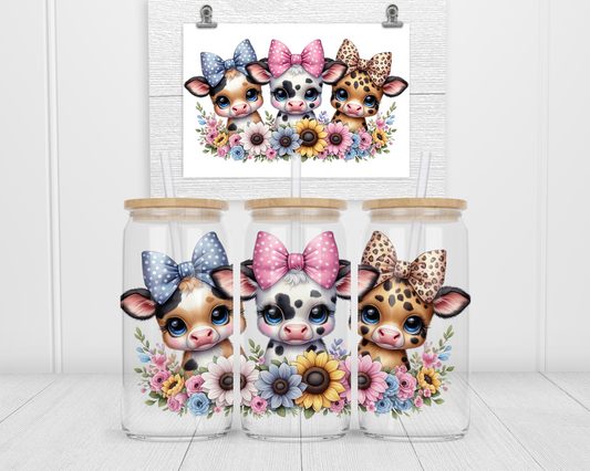 Floral Cows