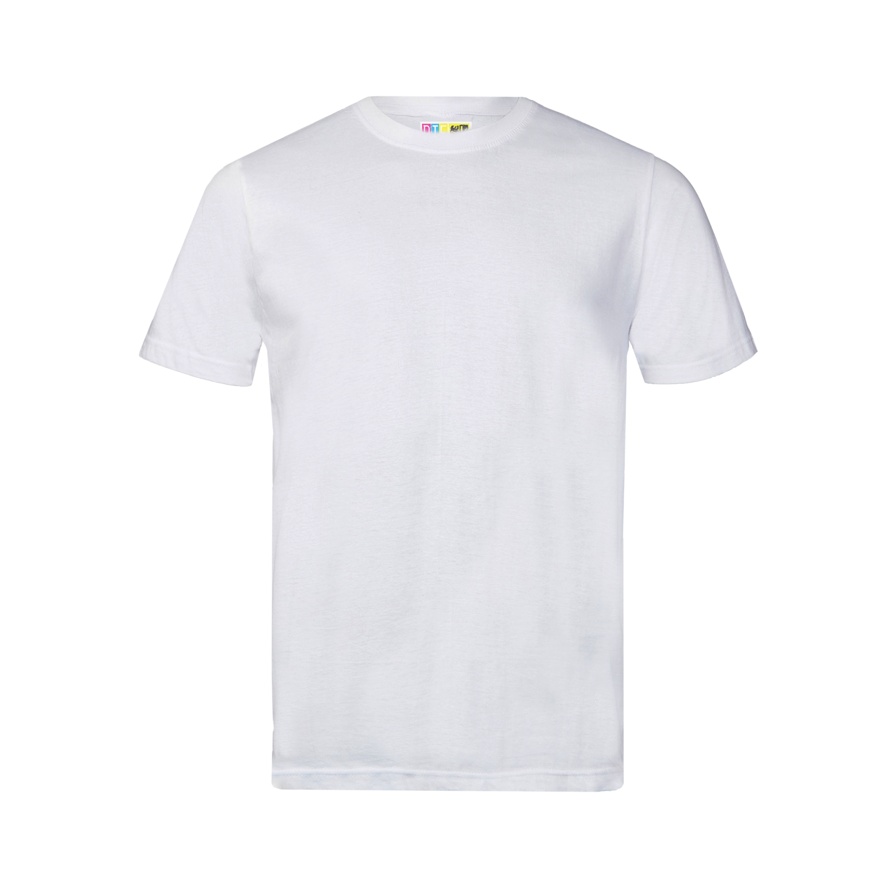 Plain white t-shirt on a transparent  background