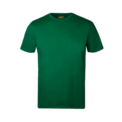 Bottle green t-shirt on a transparent background