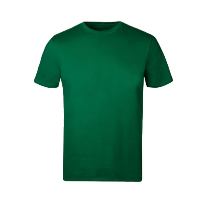 Plain Bottle Green kids t shirt on transparent background