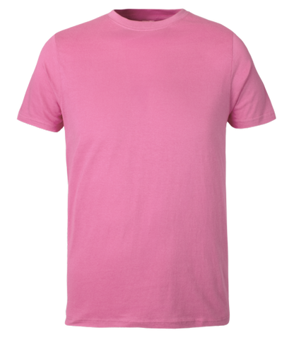 Plain Pink kids t shirt on transparent background