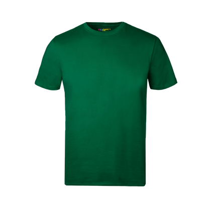 Bottle green t-shirt on a transparent background