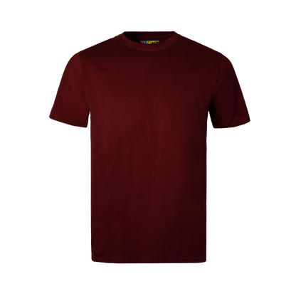 Burgundy t-shirt on a transparent background