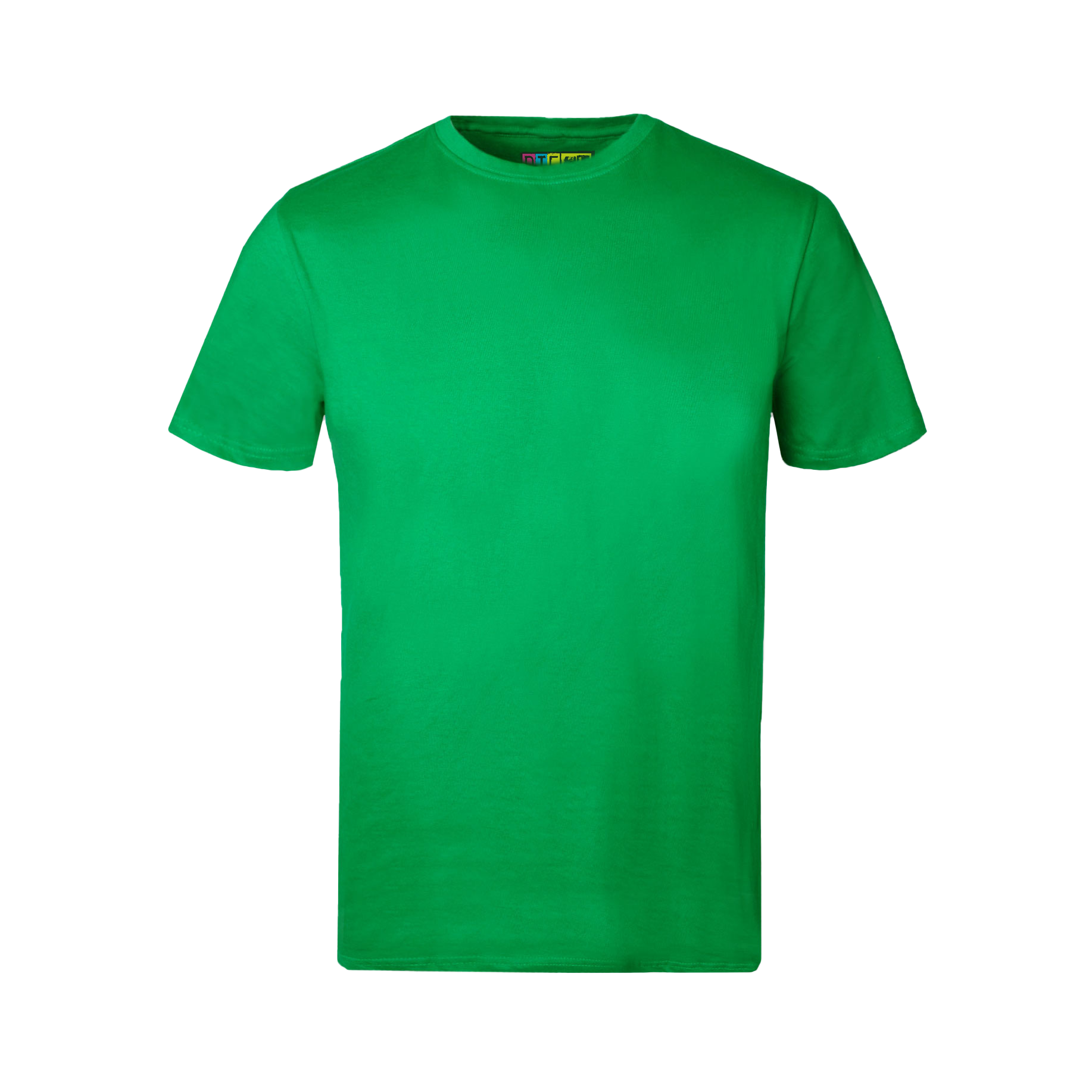 Emerald green t-shirt on a transparent background