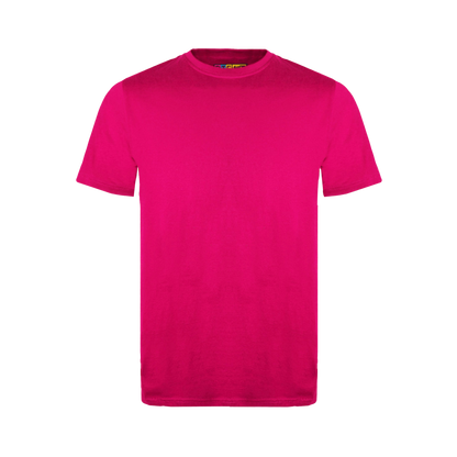 Fuchsia t-shirt on a transparent background