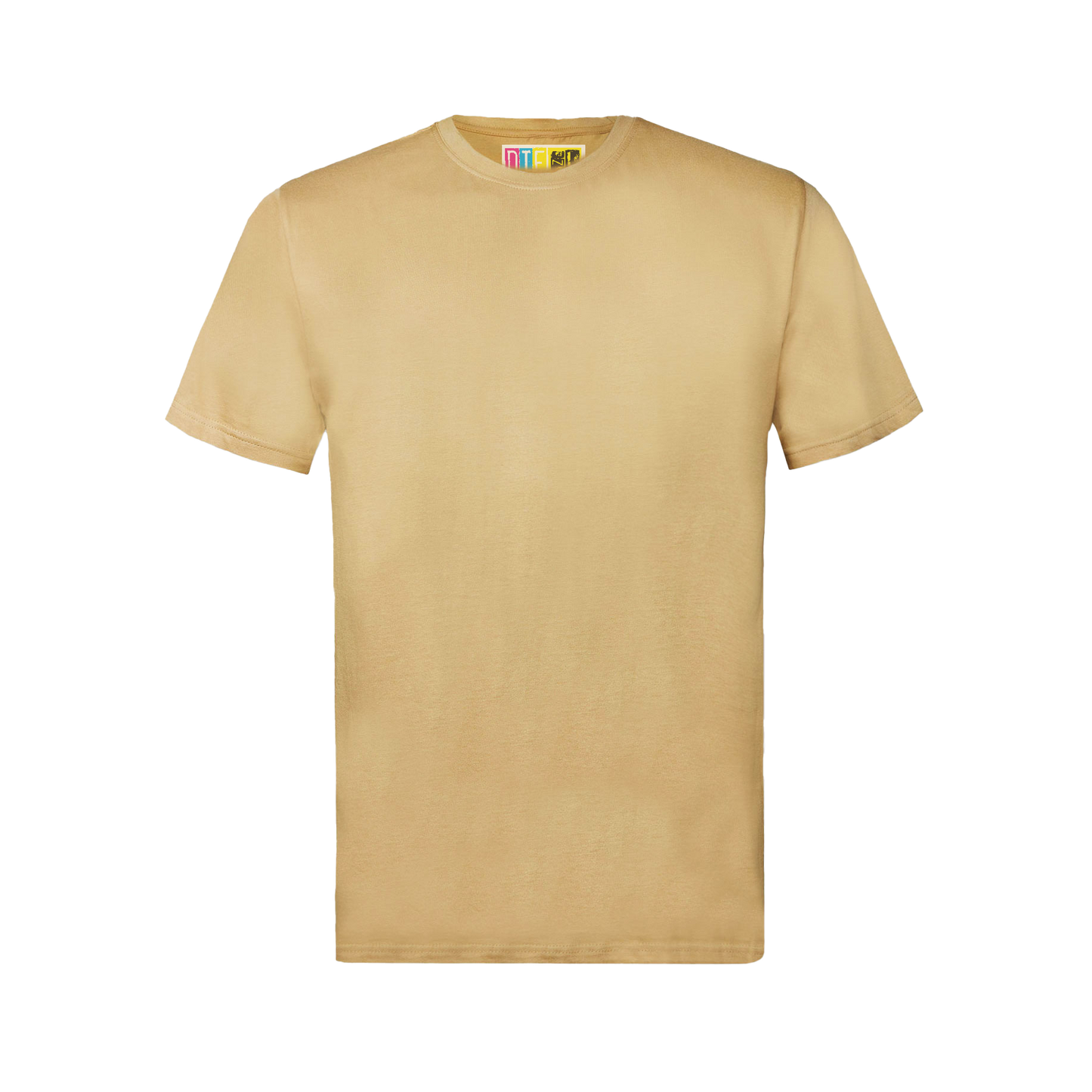 Khaki t-shirt on a transparent background