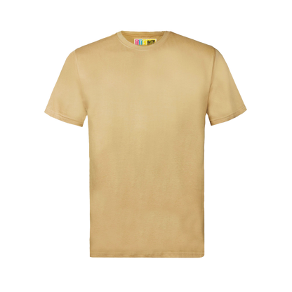 Khaki t-shirt on a transparent background