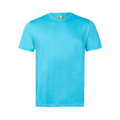 Powder blue t-shirt on a transparent background