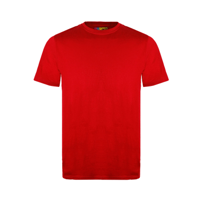 Red t-shirt on a transparent background
