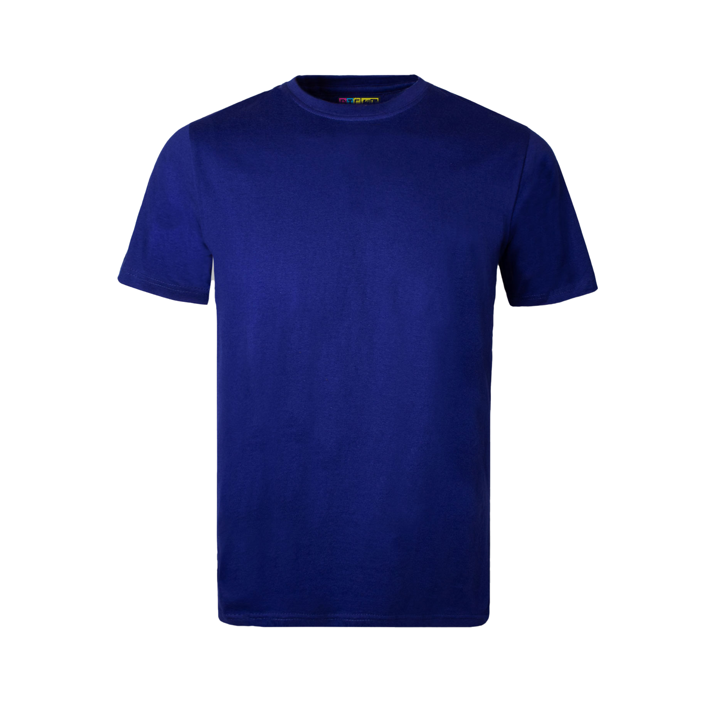Royal blue t-shirt on a transparent background