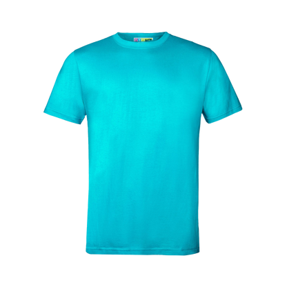 Turquoise t-shirt on a transparent background