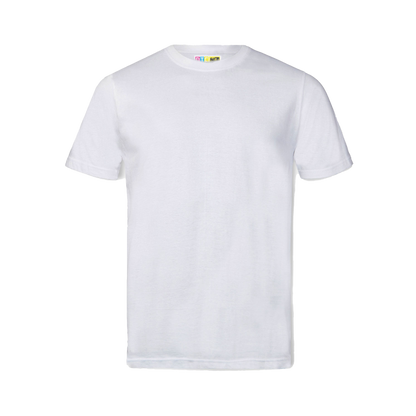 Plain white t-shirt on a transparent background
