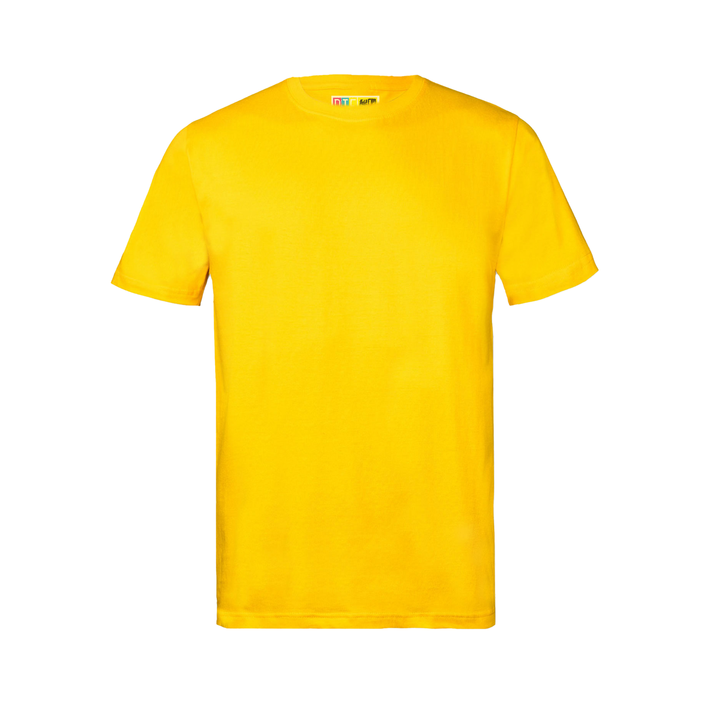 Yellow t-shirt on a transparent background